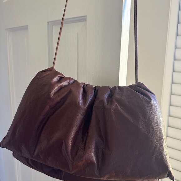 Christian Wijnants Acube Bag - Brown Lambskin Leather - Picture 4 of 12